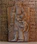 Stone Sculpture of Hero Grasping Lion, from Khorsabad